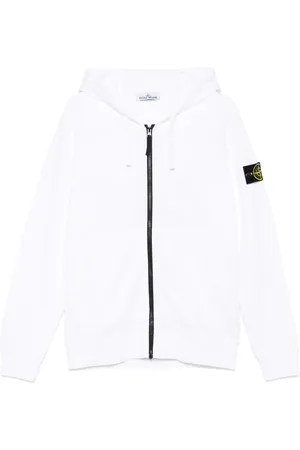 Stone Island Hættetrøje med kompasmærke og logo
