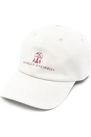 Brunello Cucinelli Kasket med broderet logo
