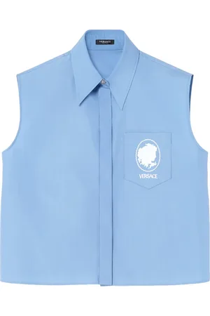 VERSACE Cameo skjorte med broderet logo