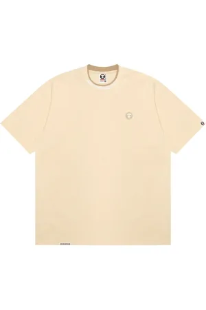 A Bathing Ape T-shirt med gummieret logodetalje