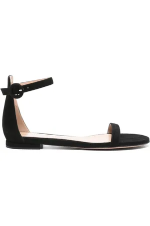 Gianvito Rossi Sandaler i ruskind