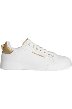 Dolce & Gabbana Loafers i ruskind med logoapplikation