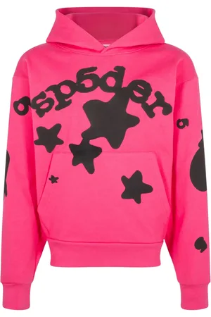 Sp5der Beluga FW 24 - Pink hættetrøje