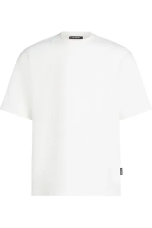 Karl Lagerfeld T-shirt med bogstav-syninger