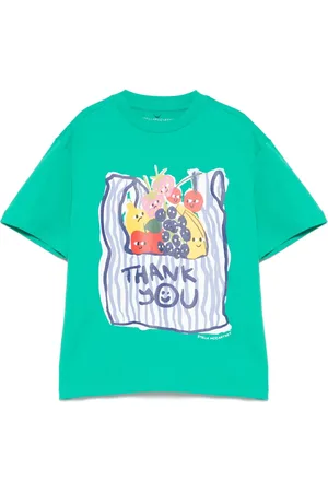Stella McCartney T-shirt med grafisk tryk