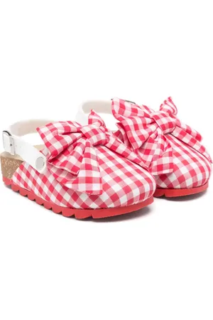 MONNALISA Gingham-ternede hjemmesko