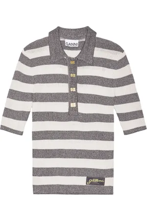 Ganni Stribet top