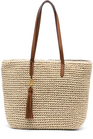Ralph Lauren Vævet tote