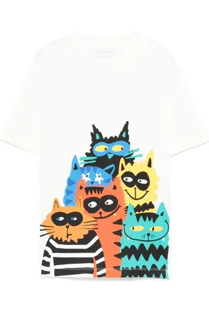 Stella McCartney T-shirt med grafisk tryk