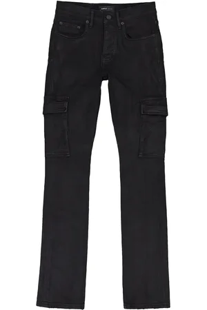 Purple Brand P004 Resin cargo-jeans med svaj