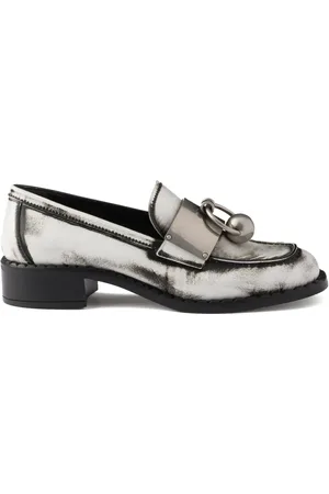 Prada Loafers i børstet læder