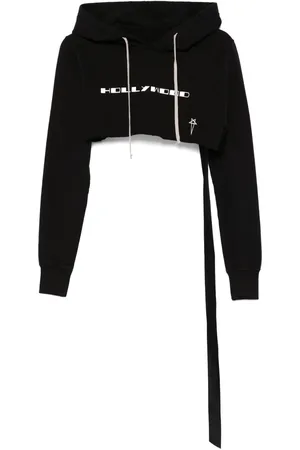 Rick Owens Cropped hættetrøje