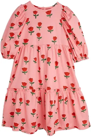 Mini Rodini Kjole med rosetryk