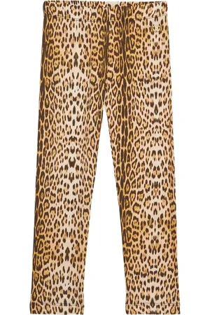 Roberto Cavalli Leggings med leopardtryk