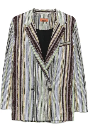 Missoni Stribet blazer i lamé