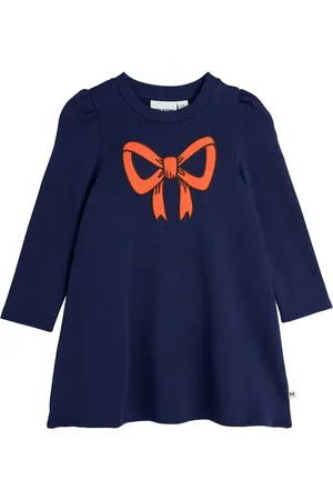 Mini Rodini Kjole med sløjfetryk