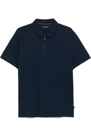 Michael Kors Piqué-polotrøje med lynlås