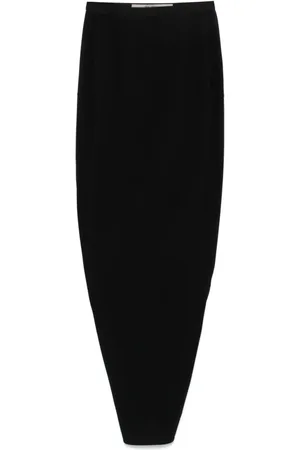 Rick Owens Lang Soft Pillar nederdel