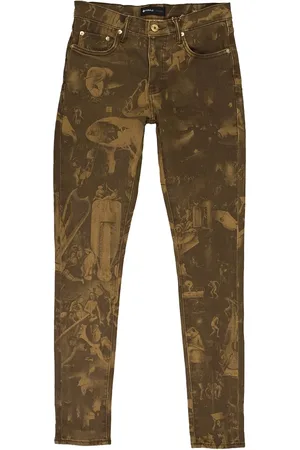 Purple Brand P001 Varme Earthly Delights "Brown" jeans med lige ben