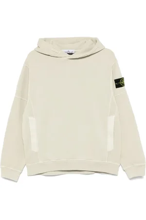 Stone Island Hættetrøje med kompasmærke og logo