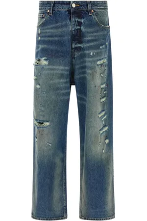 Vetements Jeans i bomuld med løs pasform