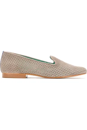 Blue Bird Saudade-loafers i ruskind