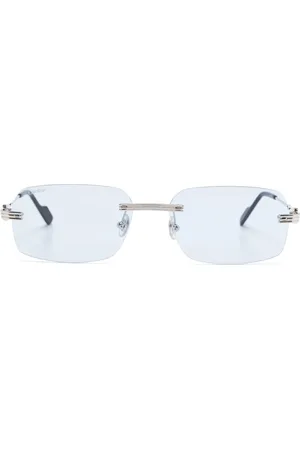 Cartier Solbriller med rektangulært stel