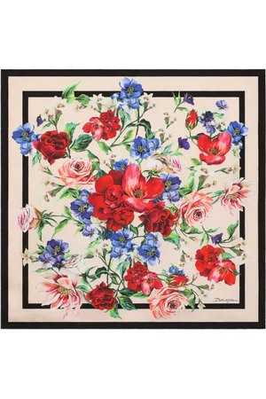 Dolce & Gabbana Tørklæde med blomstertryk