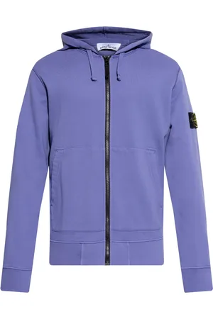 Stone Island Hættetrøje med kompasmærke og logo