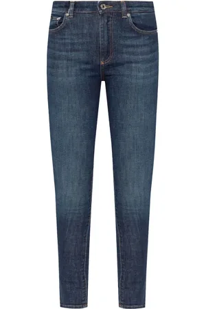 Dolce & Gabbana Smalle jeans med logoplade