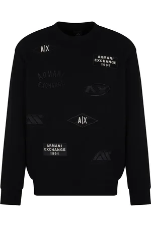 Armani Exchange Sweater med logomærker