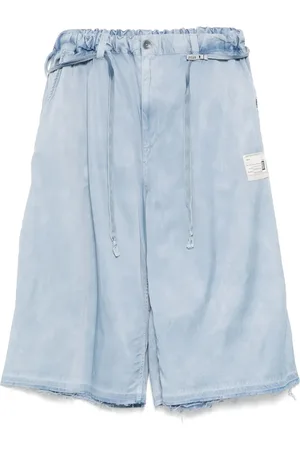 Maison Mihara Yasuhiro C/R shorts med bleget effekt