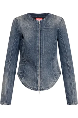 Diesel Denimjakke med lynlås
