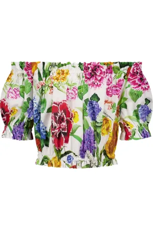 Dolce & Gabbana Top med blomstertryk