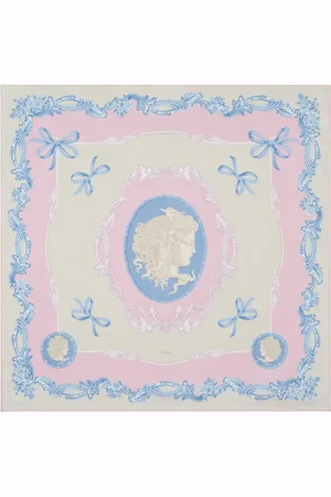 VERSACE Stor Cameo silketørklæde