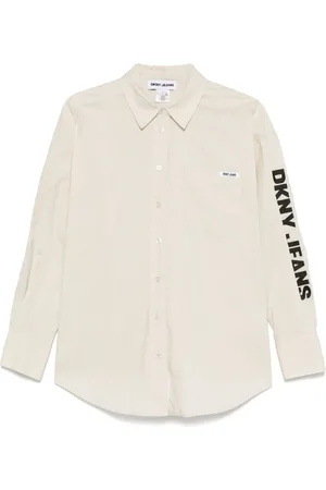 DKNY Skjorte i poplin med knapper