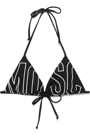 Moschino Bikinitop med logotryk