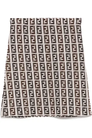 Fendi Zucca nederdel fra 1990-2000