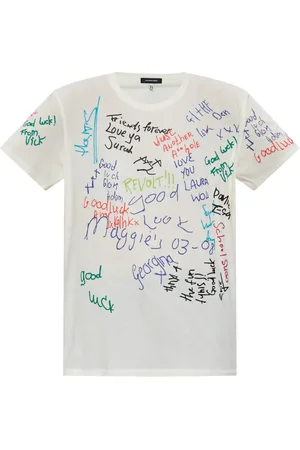 R13 T-shirt med teksttryk