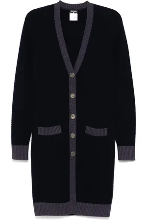 CHANEL 2008 cardi-frakke i kashmir