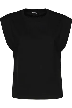 Dondup T-shirt med logoplade