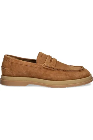 HUGO BOSS Loafers i ruskind