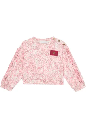 Roberto Cavalli Sweatshirt med leopardmotiv