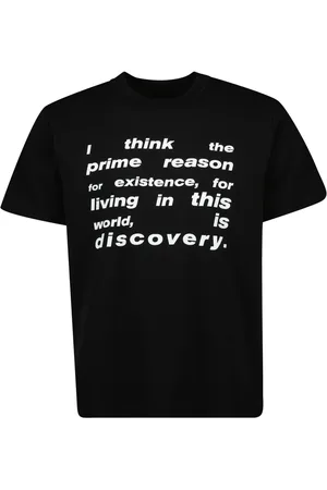 SACAI T-shirt med slogantryk