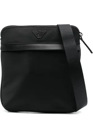 Emporio Armani Crossbody-taske med logoplade