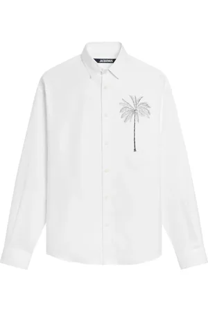 Jacquemus Aloe Palm Tree skjorte