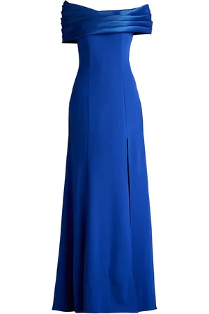 Tadashi Shoji Lang kjole med off-shoulder-snit