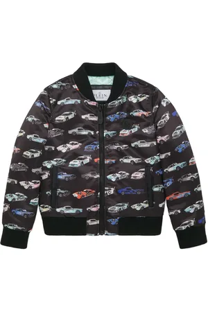 Philipp Plein Cars Racing satin bomberjakke
