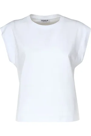 Dondup T-shirt med logoplade