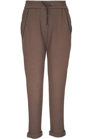 Brunello Cucinelli Chokolade-leggings